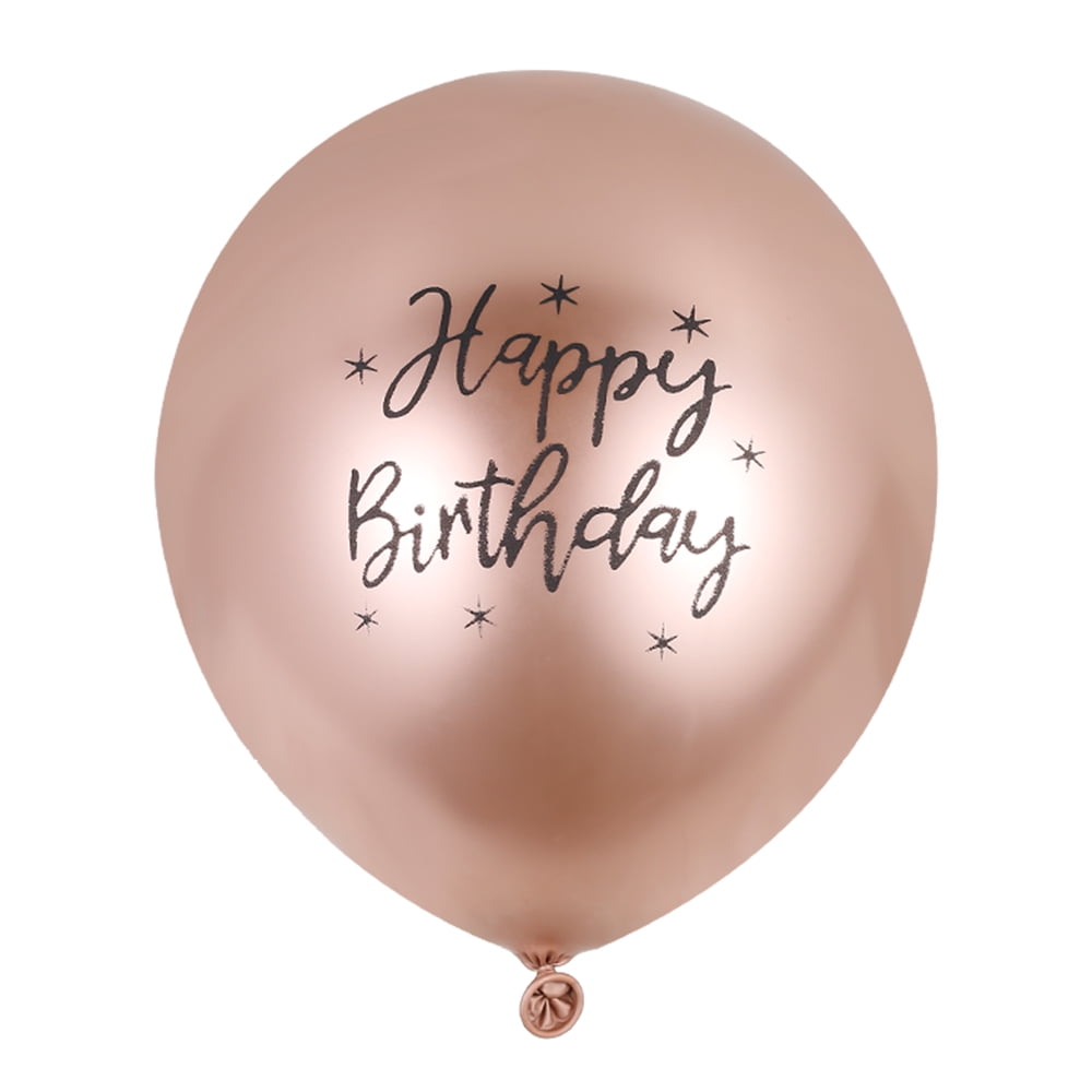 10" INCH CHROME BALLOONS helium Ballons Quality Birthday Home Wedding Decoration 