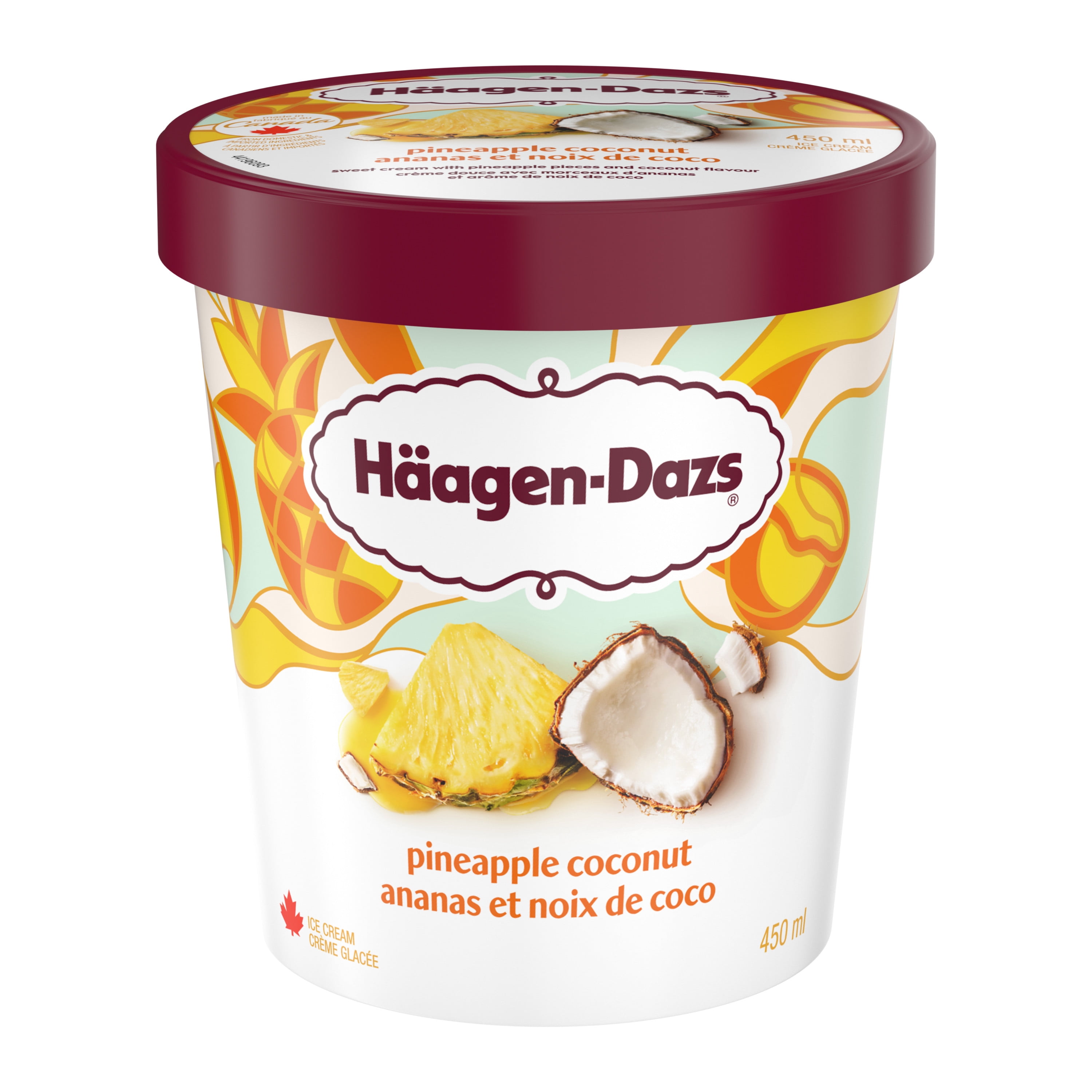 HAAGEN-DAZS Pineapple Coconut Ice Cream 450 mL