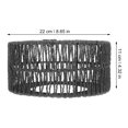 thumbnail image 3 of Straw Rope Woven Lampshade Grass Rope Rustic Ceiling Lamp Cover for Replacement Size S, 3 of 6