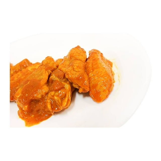 Alitas de pollo adobadas por kg peso aprox por charola 800 g