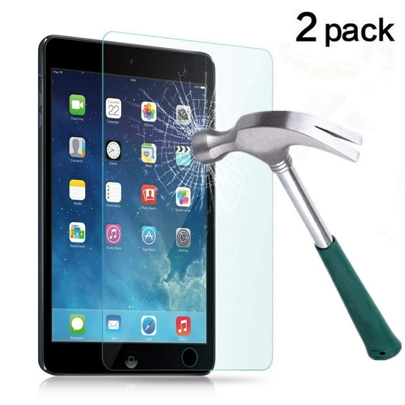 (2 Pack) iPad Mini 5 Screen Protector, iPad Mini 4 Screen Protector, Allytech Scratch Resistant Bubble Free 9HD Hardness Fingerprint-Resistant Tempered Glass for Apple Mini 5, Mini 4 7.9 Tablet