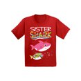 thumbnail image 1 of Awkward Styles Sister Shark Toddler T-Shirt Best Sis Shark Tee Family Matching Outfit Autism Awareness Gifts Kids Shirts Autism Shirts for Girls, 1 of 4