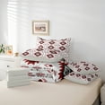 thumbnail image 5 of Manfei Boho Hippie Aztec Bedding Comforter Set 7-Piece, Retro Geometric Abstract King Bedding Sets, Tribal Western Style Reversible Bed Sheets, Ultra Soft Home Decor, 5 of 7