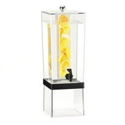 Cal Mil 2016INF-13 3 gal Econo Beverage Dispenser, Black - 8 x 10 x 24 in.