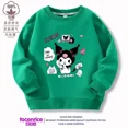 thumbnail image 1 of Sanrioed-Jersey de manga larga con cuello redondo para niños, sudaderas con capucha de dibujos animados, ropa de moda, regalo para niños, Cinnamoroll Kuromi, 1 of 5