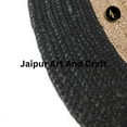 thumbnail image 3 of Jaipur Art And Craft Beige with Black Border Handmade Oval Braided Reversible Jute Area Rug Rug Size - (2x3 Sq Feet), (24x36 Inches), (60x90 CM), 3 of 5