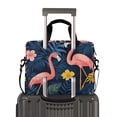 thumbnail image 2 of FORMRS 16" Laptop Bag Carrying Sleeve Case with Handle Travel Shoulder Briefcase, Floral Flamingo, 2 of 8