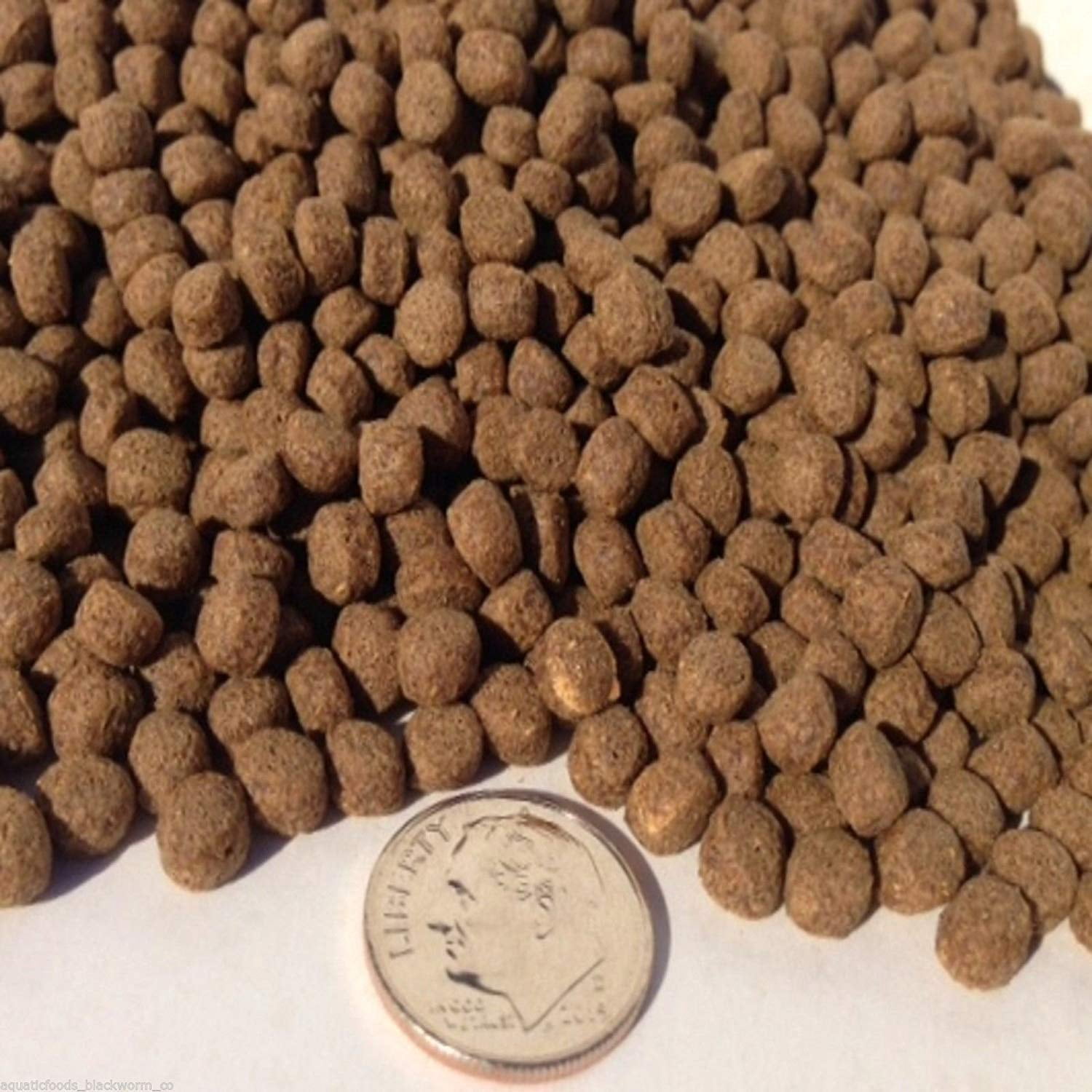 Aquatic Foods 25% Silkworm Koi & Pond Fish 1/4" Floating Pellets for Glossing your Koi's Colors...20-lbs
