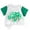 Green, variant on Ahuyic Kids Summer Short Sleeve Tops,Summer Casual Tops for Kids,Boys And Girls Summer Round Neck Short Sleeved Printed Cotton Base Shirt