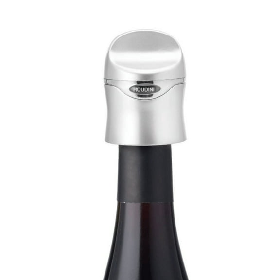 Houdini Wine/Champagne Sealer - Silver