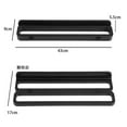 thumbnail image 4 of weibbin Shoe Rack Organizer for Closet Entryway - 180 Degree Foldable Slipper Rack Toilet Wall Non Perforated Shoe Rack Storage And Storage Rack, 4 of 6