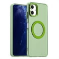thumbnail image 6 of Candy Color Translucent Phone Case for Samsung Galaxy A06, Compatible with MagSafe - Ultra Slim Lightweight Shockproof Protective Anti-Yellow Phone Cover Designed for Galaxy A06, Green, 6 of 6