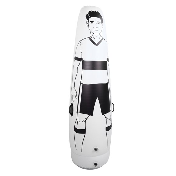 Fútbol fútbol inflable, Manejo lateral portátil pvc práctica de fútbol multifuncional ficticio para interiores