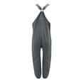 thumbnail image 3 of Women Fashion Solid Work Overalls With Pockets And Casual Leggings Jumpsuits, 3 of 5