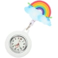thumbnail image 1 of Retractable Rainbow Badge Watch Portable Nurse Watch Gift for Girls Women, 1 of 7