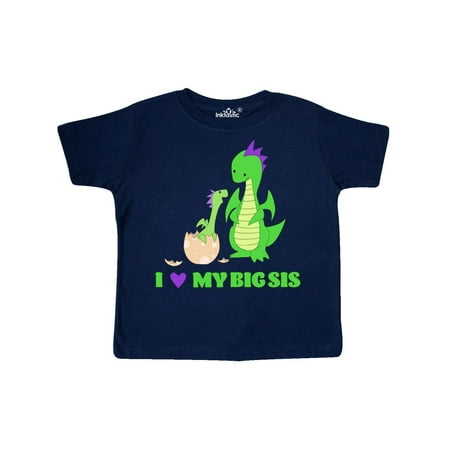 

Inktastic I Love My Big Sis Gift Toddler Boy or Toddler Girl T-Shirt