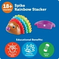 thumbnail image 5 of Learning Resources Spike the Fine Motor Hedgehog Rainbow Stackers  Preschool Toys For Boys and Girls Ages 18 months, 5 of 6