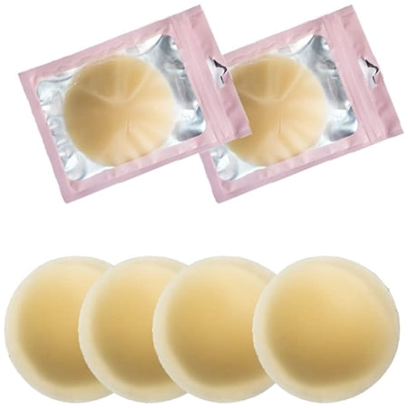 Women Nipple Covers Silicone Reusable Breast Pasties Adhesive Bra 2