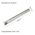 thumbnail image 2 of Unique Bargains 0.63' x 8' Indexable End Mills 2 Flute 90 Degree BAP300R R0.8 for APMT1135 Insert, 2 of 4