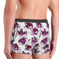 thumbnail image 3 of Goofa Tulips Flowers Printed Men's Boxer Briefs Underwear, Moisture-Wicking Underwear, Trunk,Soft and Breathable Cotton Underwear-Large, 3 of 9