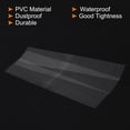 thumbnail image 4 of Unique Bargains Bandes de Rétraction Perforées en PVC 145x35mm 3.5 à 3.58 Po Dia Transparentes Lot de 400, 4 of 5