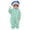 Sky Blue, variant on Funny Big Mouth Monster Pajamas, Novelty Halloween Snuggle Goof Onesie with Shoes, for Sleepwear and Loungewear Goofy Onesie., Light Blue, 120