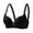 Black-03, variant on Bras for Women, Thin Cup Underwire Comfy Wire Bra, Simple Solid Color Everyday Bras