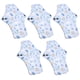 thumbnail image 5 of Compresas femeninas lavables, 5 piezas de compresas sanitarias menstruales de algodón para mujeres, compresas menstruales reutilizables, diseño de clase mundial, 5 of 5