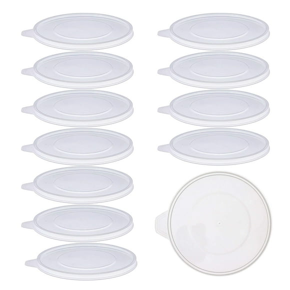 Pouring Masters Box of 12 Mixing Cup Lids Only that Fit Pouring Masters 12 Ounce (350ml) Graduated Plastic Measuring Cups - Storage Seal Top, Cover, Cap - Prevent Spills, Auto Paint, Resin, Art Epoxy