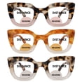thumbnail image 1 of SOPHILY Lentes de lectura bifocales 3 pares +1.25 con armazón grueso, 1 of 6