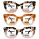 thumbnail image 1 of SOPHILY Lentes de lectura bifocales 3 pares +1.25 con armazón grueso, 1 of 6