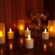 thumbnail image 4 of Flameless Candles with Remote Control, Timer and Charging Station, 12 pcs USB Rechargeable LED Heat Candles, 4 of 5