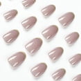thumbnail image 3 of Uñas postizas cuadradas a presión, uñas postizas cortas de acrílico de cobertura total para mujeres y niñas, 24 piezas (I-10),, 3 of 5