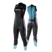 ZONE 3 Women's Vision Triathalon Wetsuit, Black/Blue, Small