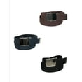 thumbnail image 4 of CTM  Cotton Belt with Nickel Finish Buckle (Pack of 3) (Men Big & Tall), 4 of 4