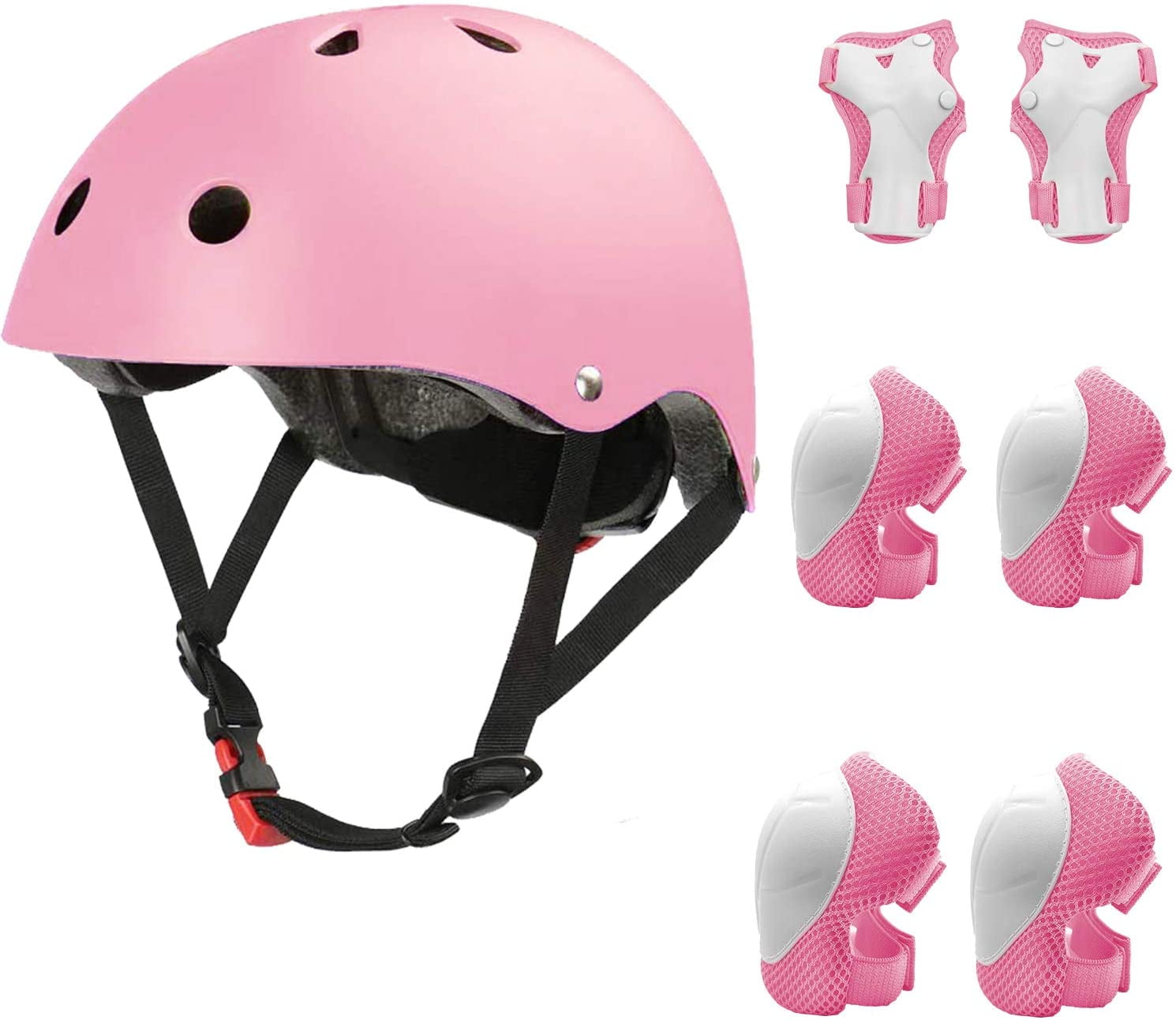 WR_ Kids Helmet Pad Set and Knee Elbow and Wrist Bike HoverBoard O Helmet Kits 