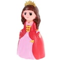 thumbnail image 4 of EeaseMX Preciosa olla de ahorro con forma de niña de dibujos animados, bonita alcancía, adorno de escritorio (rosa), 4 of 8