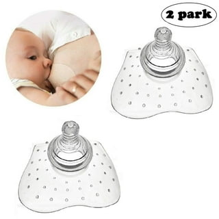  haakaa Nipple Shields 18mm for Newborn Breastfeeding with  Latch Difficulties or Flat or Inverted Nipples, Breast Shields Extra-Thin &  Extremely Soft, Come with Carry Case, 2pk : Baby