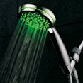 thumbnail image 4 of HotelSpa Douche à Main LED Ultra-Luxe 7 Réglages avec Visage Chromé et Capteur de Température Changeant de Couleur, 4 of 4