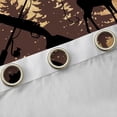 thumbnail image 4 of jejeloiu Jungle Deer Fish Black Out Curtains,Fishing And Hunting Curtains Pack of 2 (42x63 Each) For Girls Boys, 4 of 6