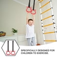 thumbnail image 4 of 1 Paire d'Anneaux de Gymnastique Rouges en ABS pour Enfants Usage Intérieur, 4 of 9