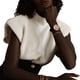 thumbnail image 3 of Txlixc Blusa de cuello alto de manga corta Txlixc moda, 3 of 9