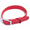 red, variant on Durable dog collar, soft rubber-coated webbing, waterproof and easy to clean,