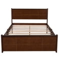 thumbnail image 2 of Modern and Timeless Platform Bed with Headboard and Footboard and Center Support Feet Full Size Multicolor, 2 of 8