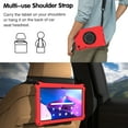 thumbnail image 2 of Dteck Case for Lenovo Tab M10 Plus 3rd Gen 2022 10.6 inch Heavy Duty Shockproof Kickstand Rugged Cover with Shoulder Strap, Red, 2 of 7