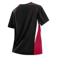 thumbnail image 5 of Kalauyu Athletic Shirts Round Neck Short Sleeve Shirts Quick Dry Athletic Gym Active T Shirt Moisture Wicking Color Block Summer Running Sport Tops, 5 of 8