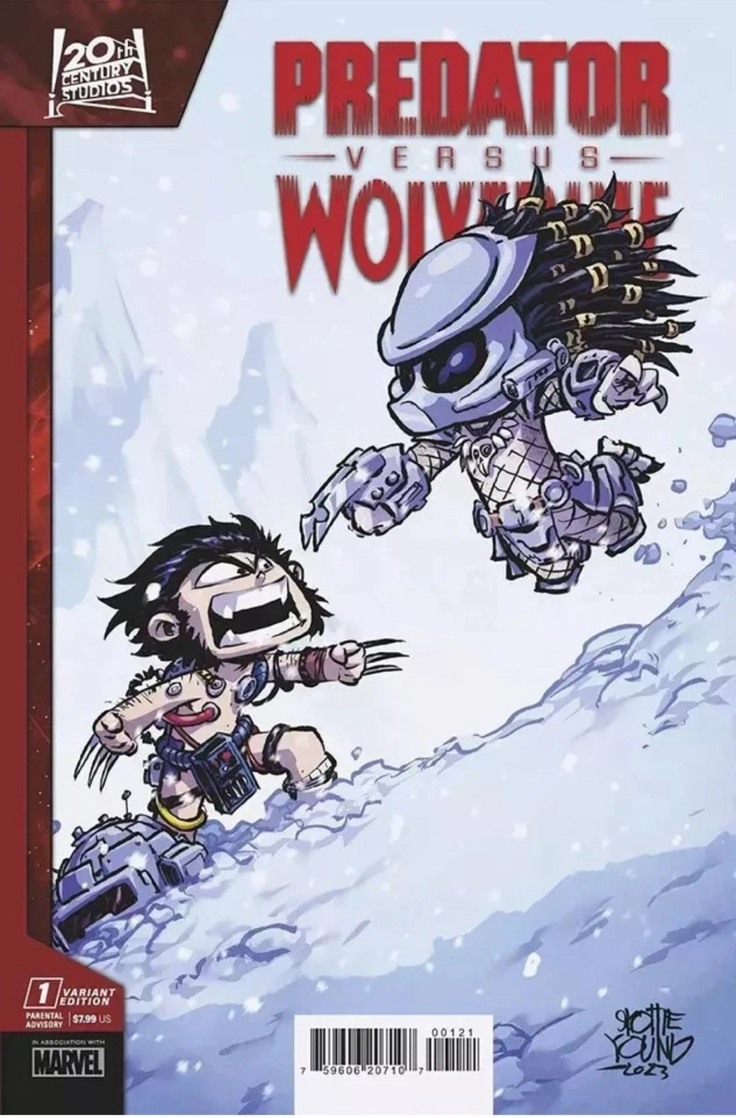 PREDATOR VS WOLVERINE #1 SKOTTIE YOUNG