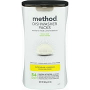 Method Dishwasher Packs - Lemon Mint - 54 ea Pack of 3