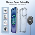 thumbnail image 6 of 25W Wireless Charger, Charging Pad for iPhone 18 17 16 15 13 14 12 Series, Fast Qi2.2 Magnetic Portable Charger for AirPods 4 3 2, Strong Magnet, Ideal for Travel Home Office, Black(1 Pack), 6 of 8