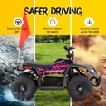 thumbnail image 3 of 36V Ride on Car,IVFJFV Electric 4 Wheeler for 12+ as Gift,500W Motor & 15MPH Max Speed with Parent Speed Control,12Ah Battery Powered Ride-on & Max Range 10 miles,4 Wheel Dual Shock Absorbers, 3 of 14